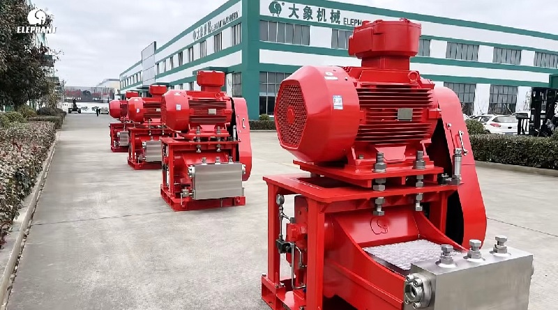 جاهز للتسليم - مضخة اختبار تعمل بالكهرباء للمنصات البحرية